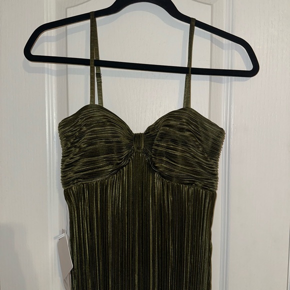 Azazie Moss Green Maxi Dress - Picture 5 of 7